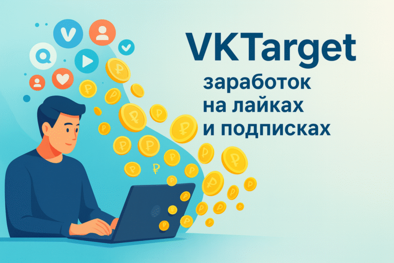 VKTarget – заработок на лайках и подписках в соцсетях